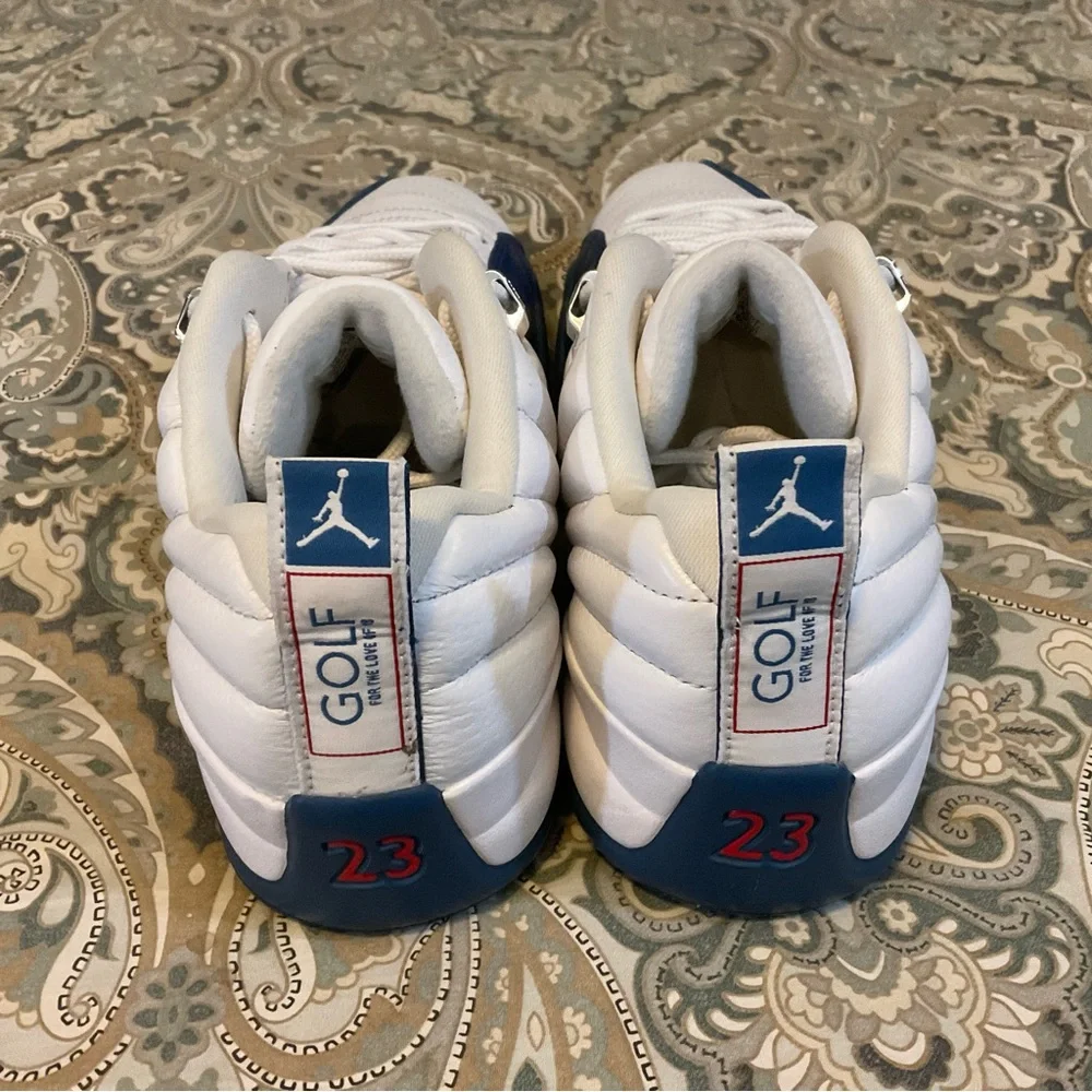 EUC Air Jordan XII Low Golf Shoes DH4120-101 Sz 10